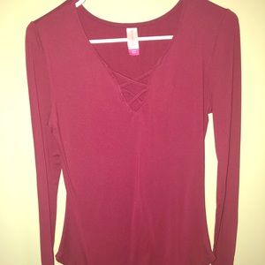 Cross cross, Sexy Strappy long sleeve